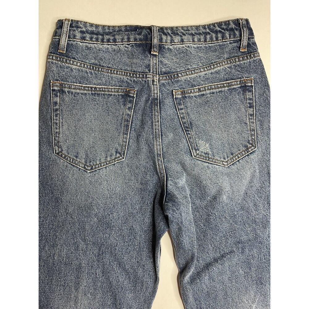 TNR Women’s Jeans Distressed Medium Wash Size 27 Cropped - Picture 8 of 10